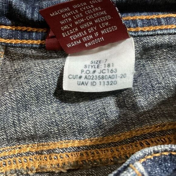 Vintage Y2K Bongo Patchwork Studded Bootcut Hippie Bell Bottom Jeans - Picture 9 of 13